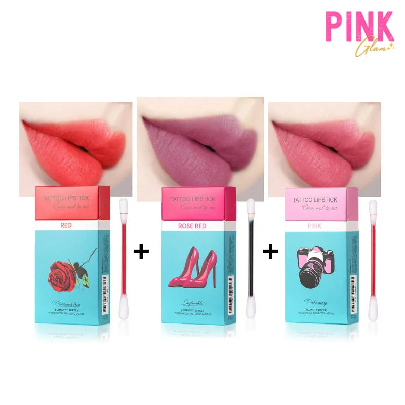 Pink Tint™ | Efeito Micropigmentação Lábial 48 horas | 3 Caixas.