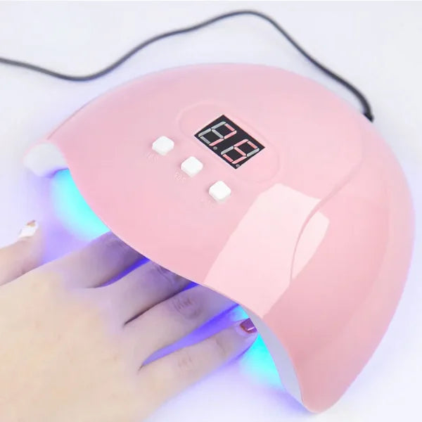 Cabine PROFISSIONAL Pink Ultra LED/UV | 18 LEDs - Para Esmalte, PolyGel, Fibra e Acrigel - Bivolt