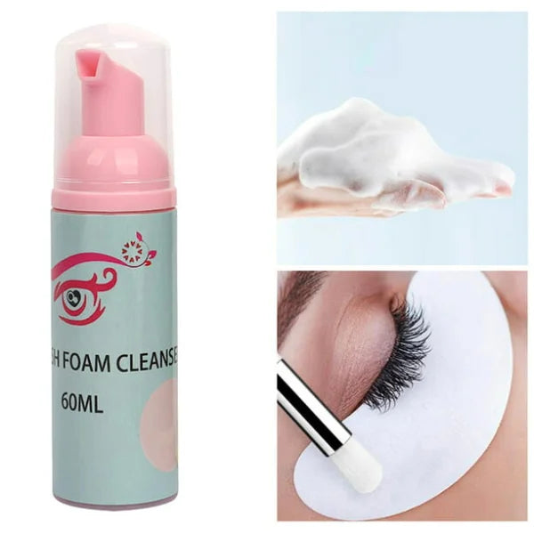 Pink Lash Clear | Remova facilmente toda a maquiagem, sujeira e oleosidade dos Cílios e prolongue sua Extensão