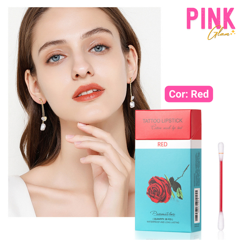 Pink Tint™ | Efeito Micropigmentação Lábial 48 horas | Caixa com 20 Unidades