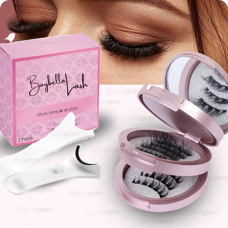 BayBella Lash® Cílios Autocolantes | Compre 1 Leve 3 Pares!