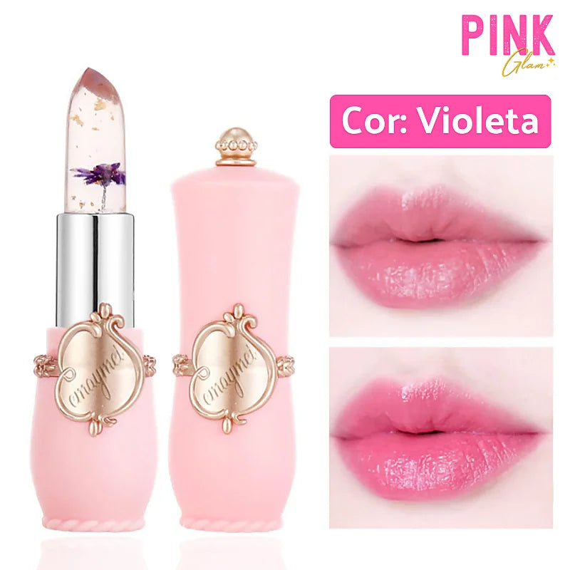 Balm Labial Pink Flower - Efeito Micropigmentação